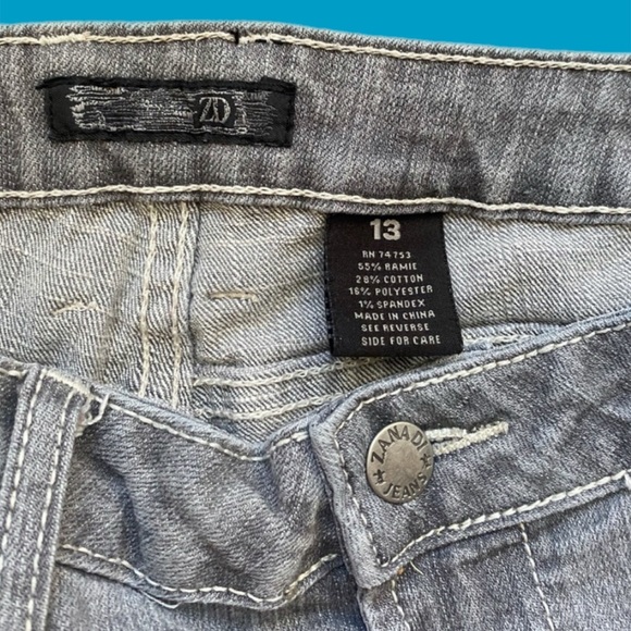 ZD Premium soft grey women’s jeans - Picture 3 of 5